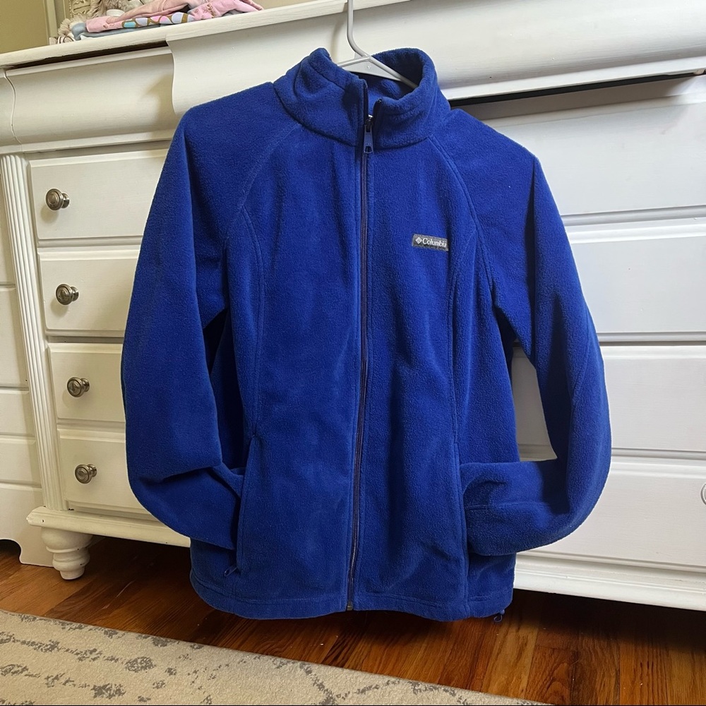 Blue Columbia Fleece Womens
